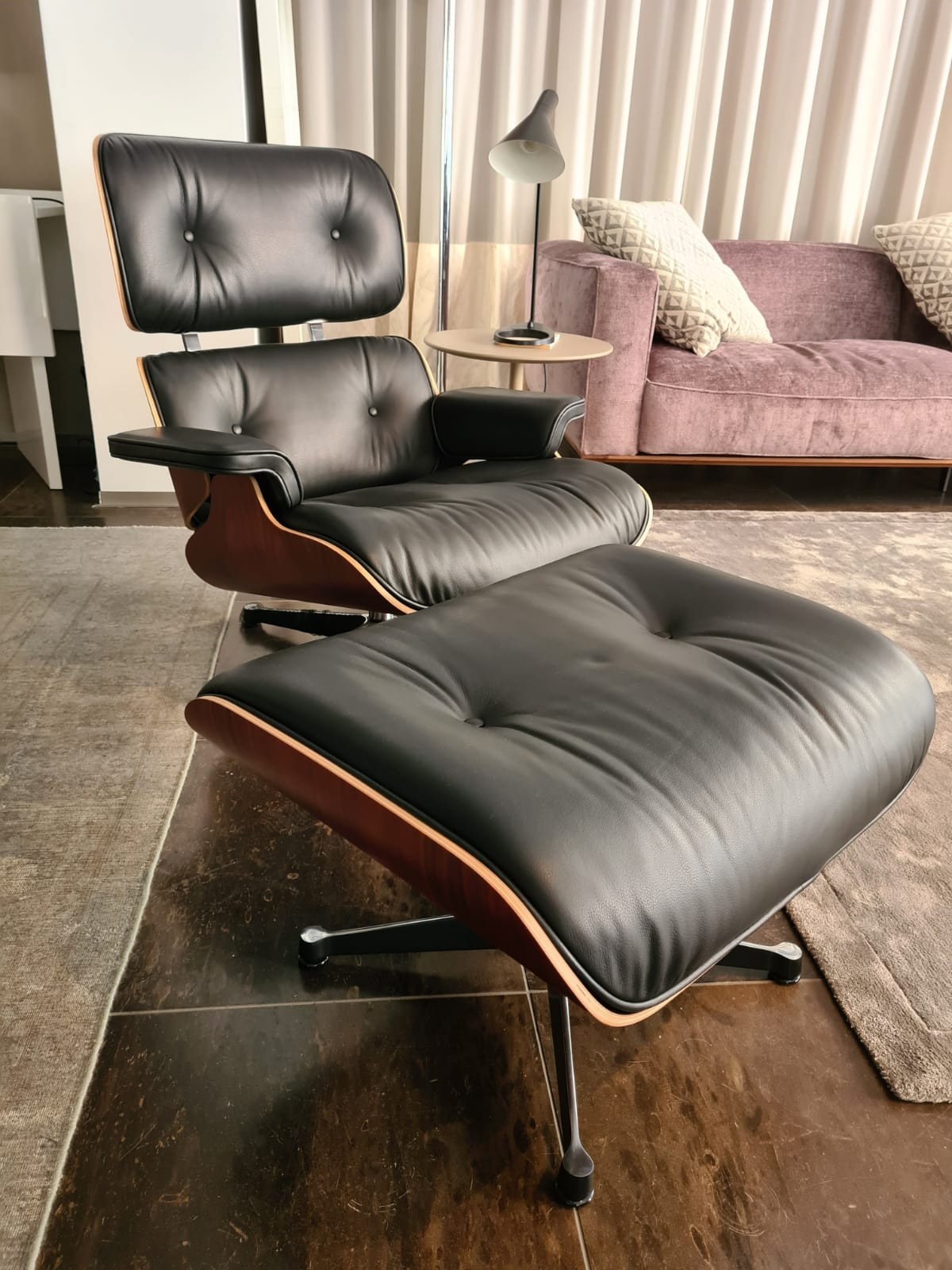 Vitra Eames Lounge Chair Santos Rosewood | Buy Online at Deplain.com